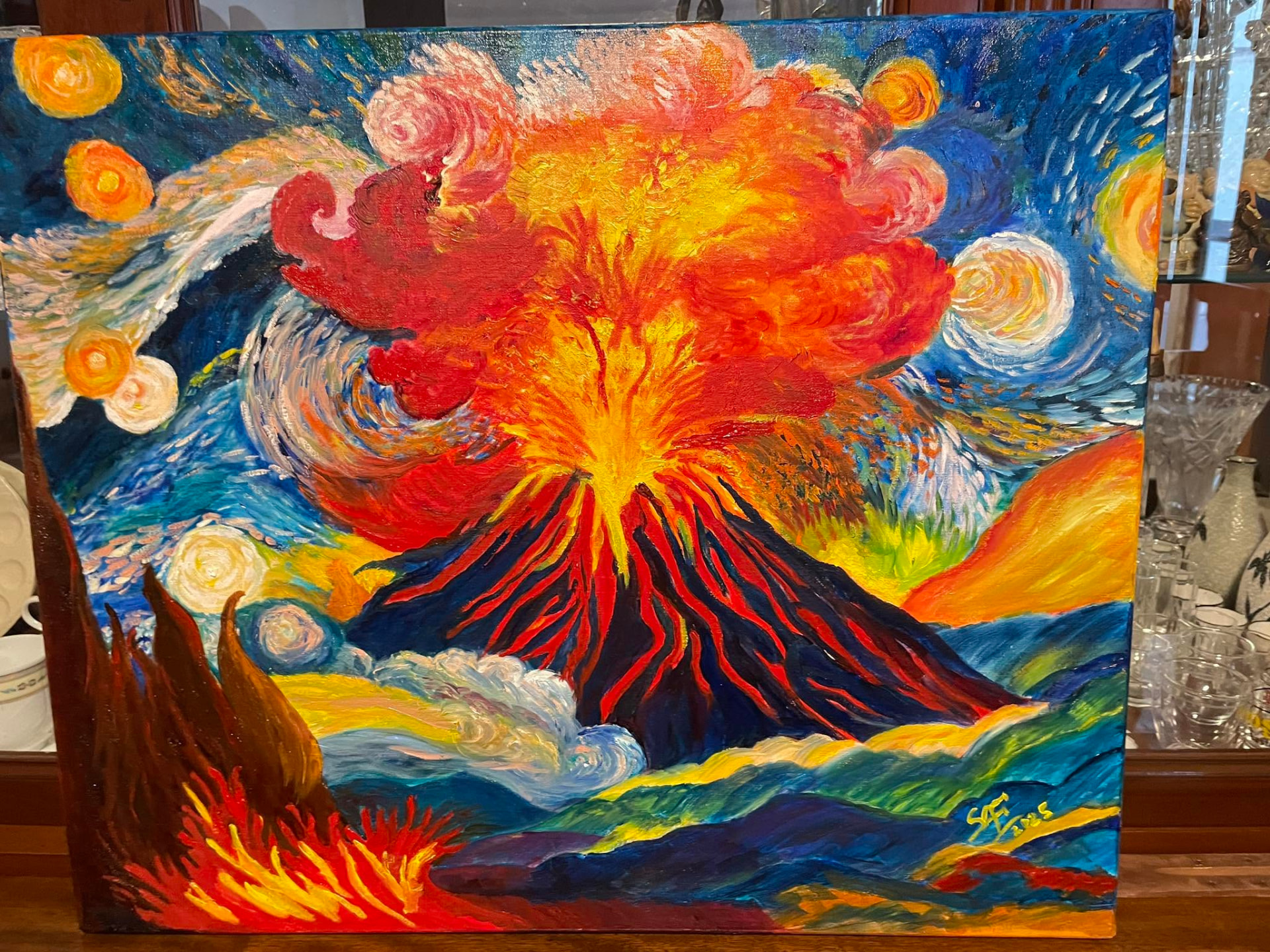Pasión de la Vida — óleo sobre lienzo por Susy