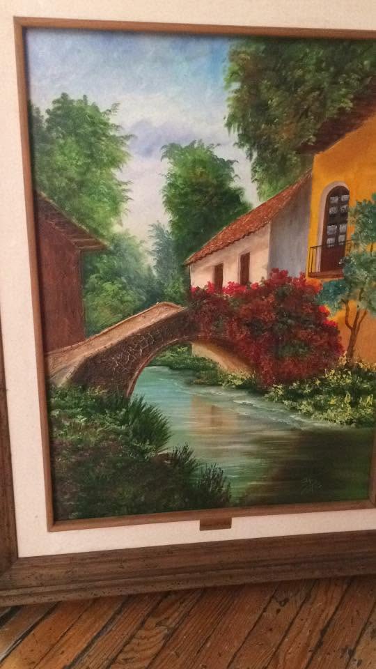 Rincón del Puente & Hacienda — óleo sobre lienzo por Susy